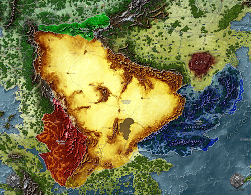 Kalifat Region Karte