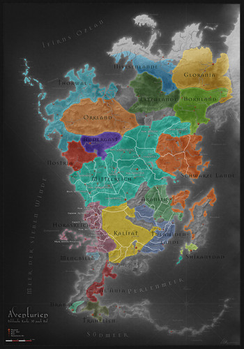Aventuria Political Map