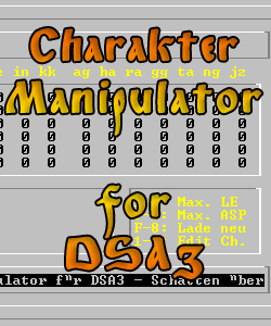 Charakter Manipulator für DSA3 - Schatten über Riva